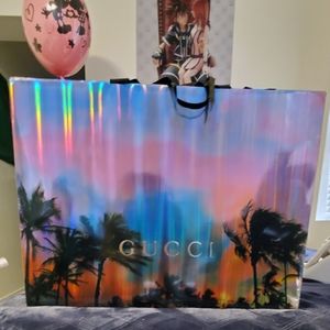GUCCI Palm Tree Shopping bag